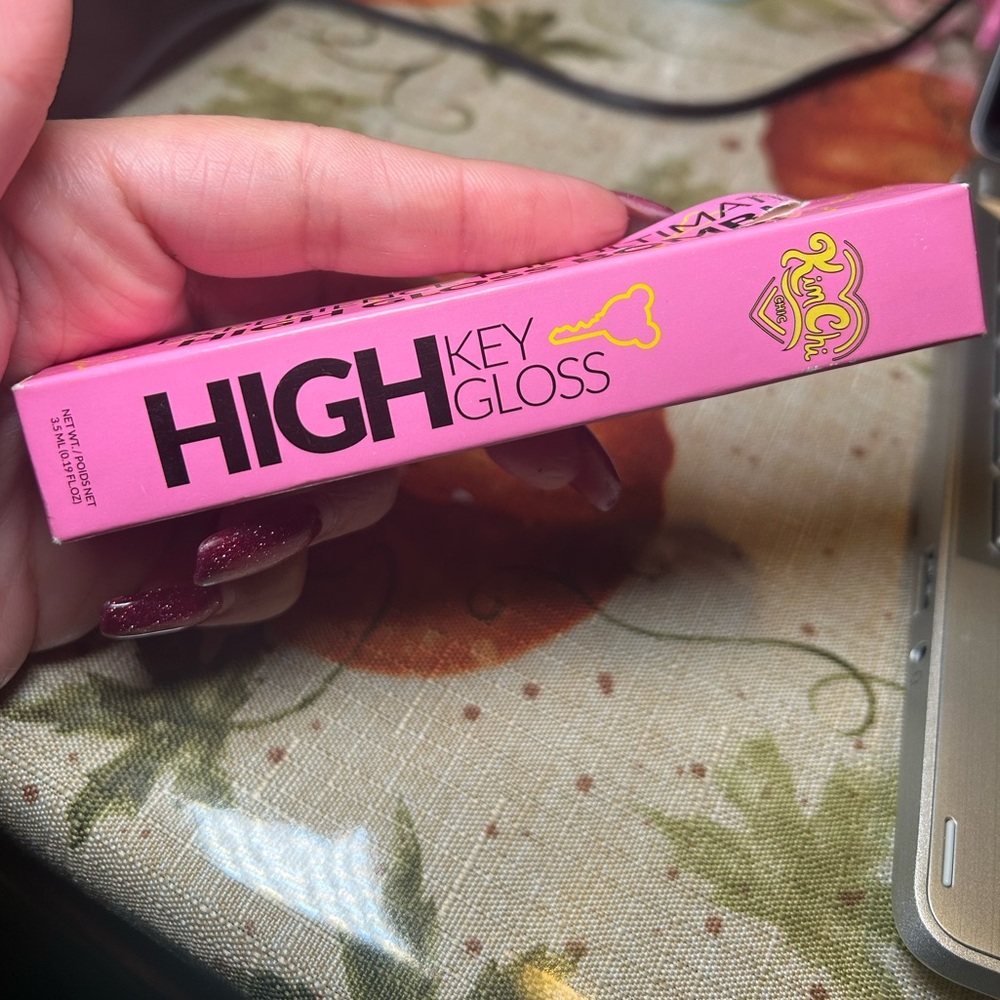 🫐💜 BRAND NEW WITH BOX KIM CHI HIGH KEY GLOSS IN SHADE “BERRY”